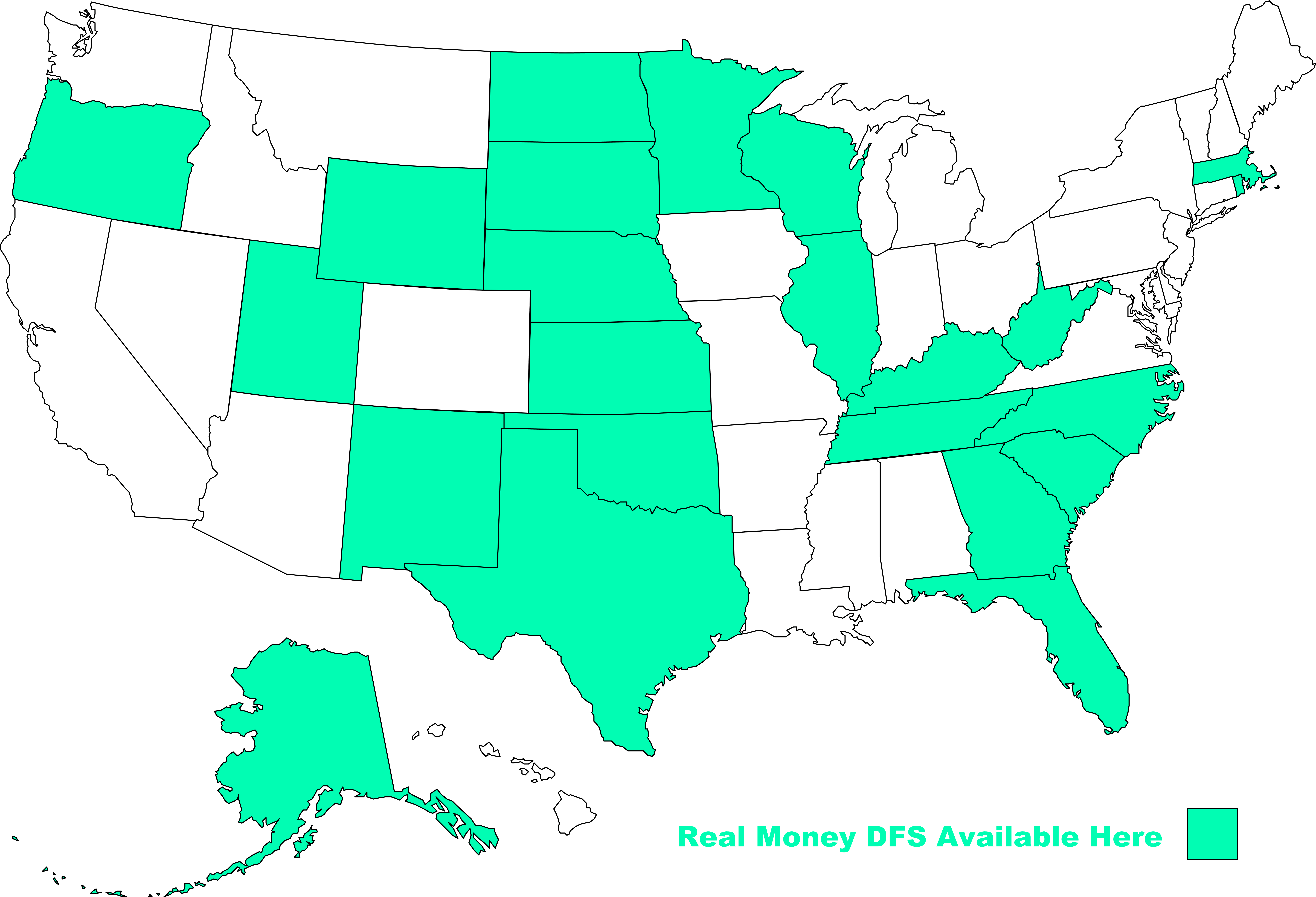 Cash App, United States Map