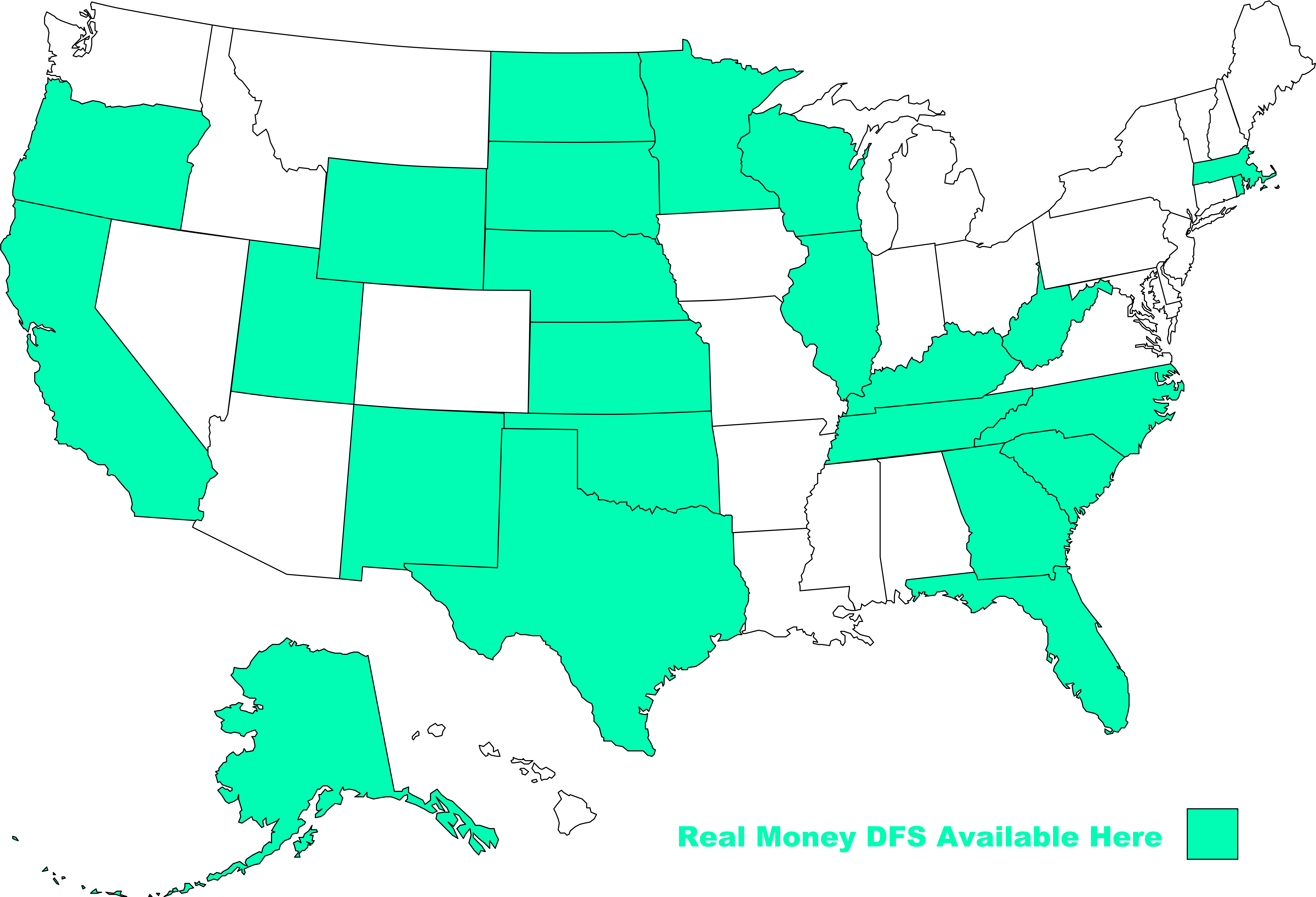 Cash App, United States Map